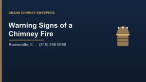 Read more about the article Warning Signs of a Chimney Fire in Romeoville, IL