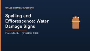 Read more about the article Spalling and Efflorescence: Water Damage Signs in Plainfield, IL