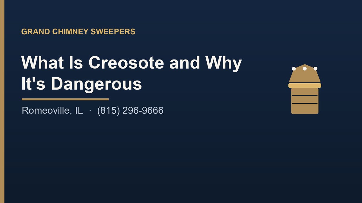 Read more about the article What Is Creosote and Why It’s Dangerous in Romeoville, IL