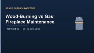 Read more about the article Wood-Burning vs Gas Fireplace Maintenance in Plainfield, IL