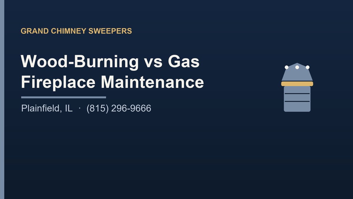 Read more about the article Wood-Burning vs Gas Fireplace Maintenance in Plainfield, IL